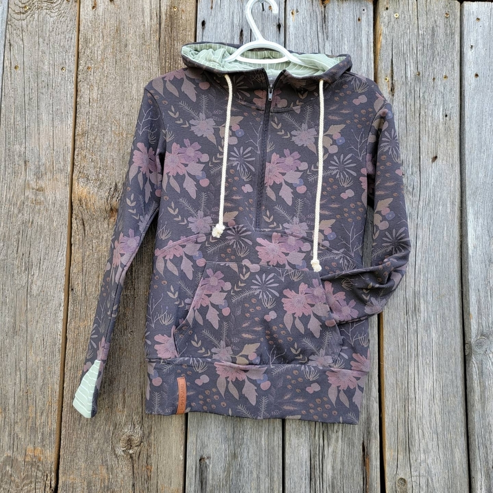 New half zip hoodie